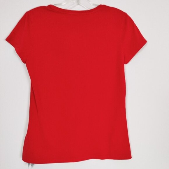 Guess x Brandalised Graffiti Banksy Canceled Dreams Graffiti Tee Sultry Red NEW - Picture 6 of 13